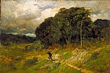 Edward Mitchell Bannister Famous Paintings - Approaching Storm